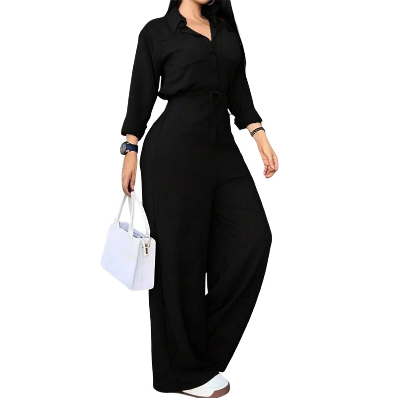Combinaison chemise cintrée pour femme