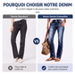 Jeans stretch ajustés pour femme