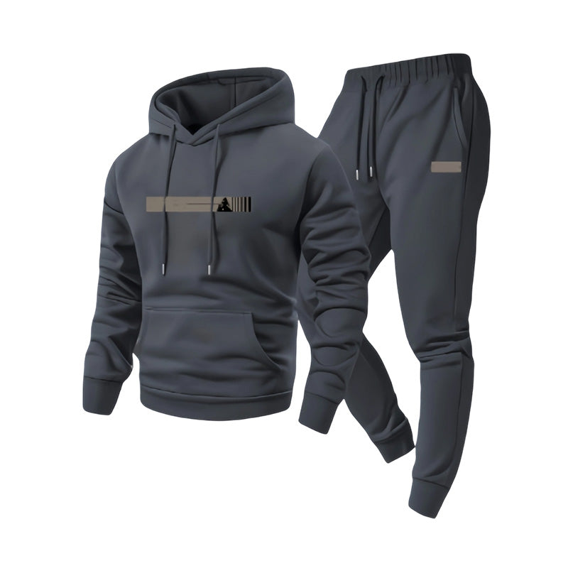 Ensemble 2 pièces pour homme : sweat à capuche et pantalon de survêtement