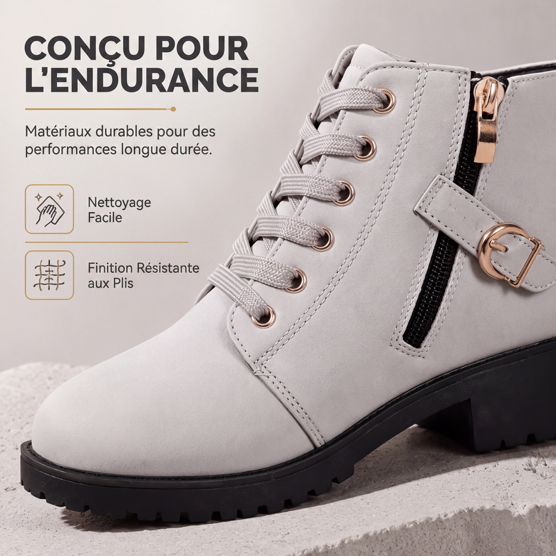 📢📢 50 % de réduction !!! 🎉✨ Bottines antidérapantes pour femmes et hommes – semelle profilée pour une bonne adhérence, doublure douce et design élégant – idéales pour un look à la fois sûr et stylé en automne et en hiver