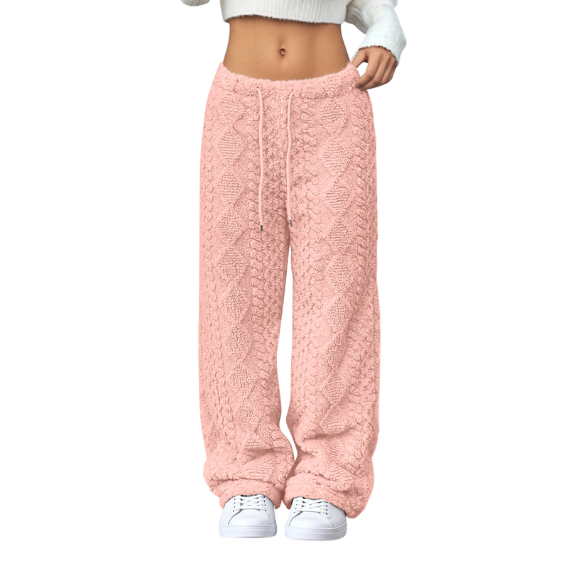 Pantalon épais et chaud à jambes droites