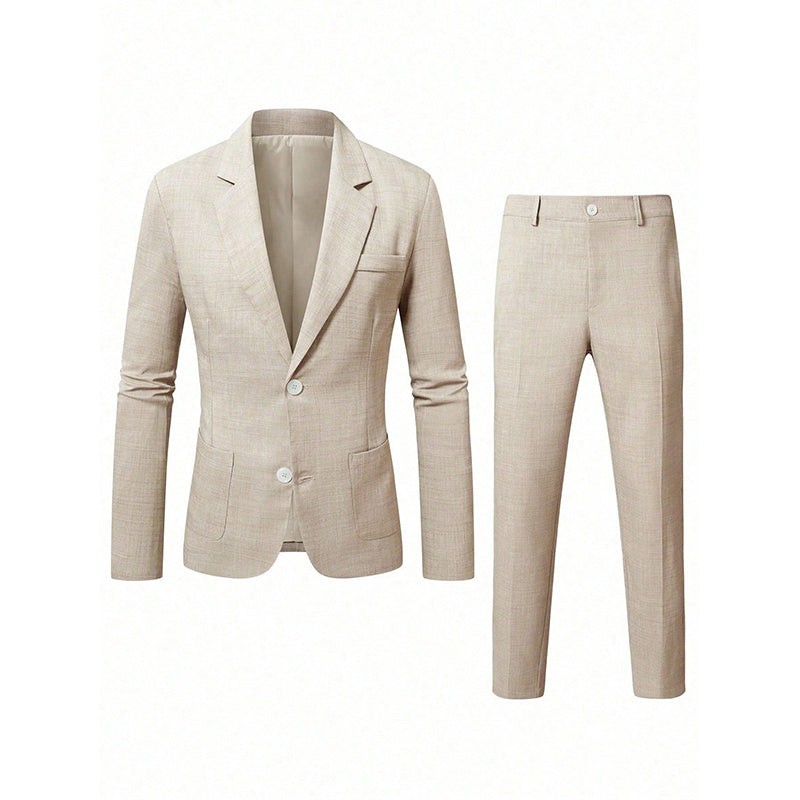 📢📢50 % DE RÉDUCTION !! ⏰ Costume 2 pièces ajusté pour homme