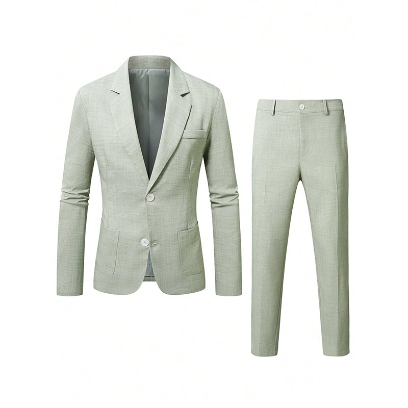 📢📢50 % DE RÉDUCTION !! ⏰ Costume 2 pièces ajusté pour homme