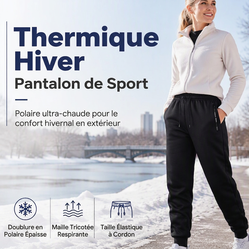 Pantalon de survêtement chaud et confortable