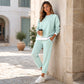 Ensemble sweat et pantalon fausse deux pièces pour femme