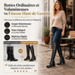 Bottes chaudes élastiques au-dessus du genou pour femmes