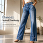 Jean en denim large rétro pour femme