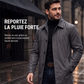 Trench imperméable mi-long pour homme