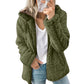 Veste polaire à capuche et à fermeture éclair pour femme