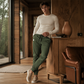 Promotion exceptionnelle : 50 % de réduction  🔥  Pantalon slim décontracté à cordon pour homme