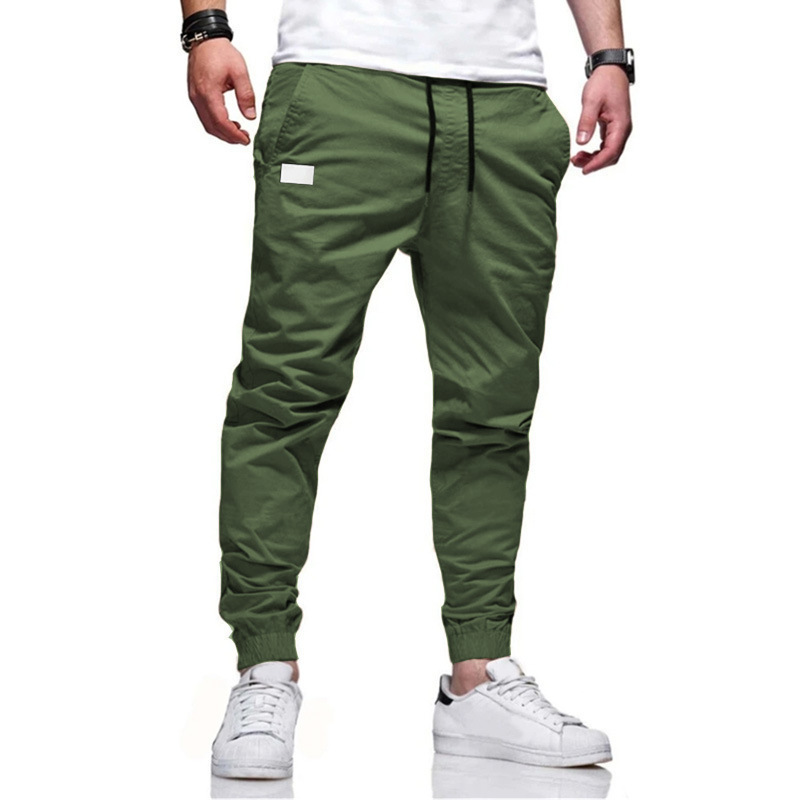 Promotion exceptionnelle : 50 % de réduction  🔥  Pantalon slim décontracté à cordon pour homme