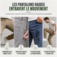 Pantalon cargo décontracté pour homme avec multiples poches et cordon de serrage