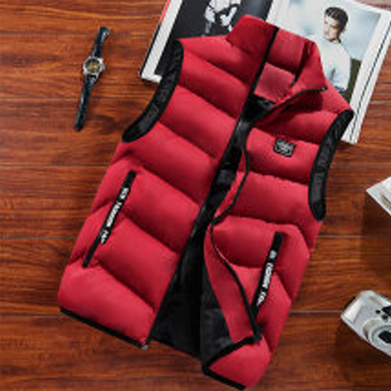 Gilet matelassé à col montant pour homme