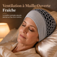 Bonnet à filet pour cheveux en maille élastique et respirant avec bande large, couvre-cheveux ajouré