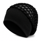 Bonnet à filet pour cheveux en maille élastique et respirant avec bande large, couvre-cheveux ajouré