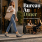 Chaussures plates compensées à enfiler confortables pour femmes