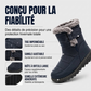 Bottes de neige d'hiver chaudes antidérapantes pour femmes