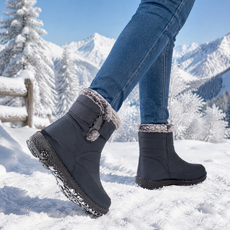 Bottes de neige d'hiver chaudes antidérapantes pour femmes