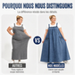 Robe longue oversize en jean décontractée à bretelles pour femme