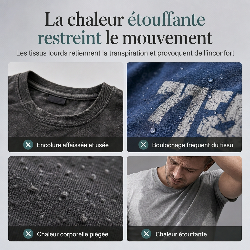 T-shirt décontracté à manches longues pour homme