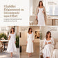 Robe femme A-line à manches longues et col carré