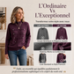 Veste en maille décontractée à double fermeture éclair pour femme