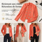 Blazer ajusté pour femme à col montant