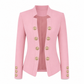 Blazer ajusté pour femme à col montant