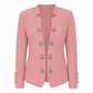 Blazer ajusté pour femme à col montant