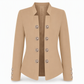 Blazer ajusté pour femme à col montant