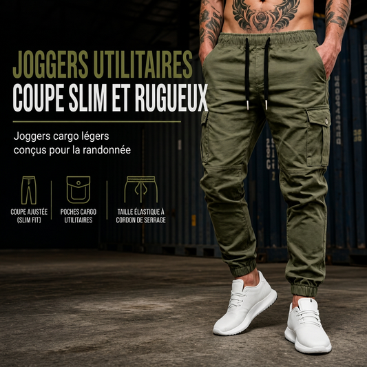 Pantalons cargo décontractés légers, joggings de randonnée en extérieur pour les sports d'automne et d'hiver, la course à pied et l'entraînement