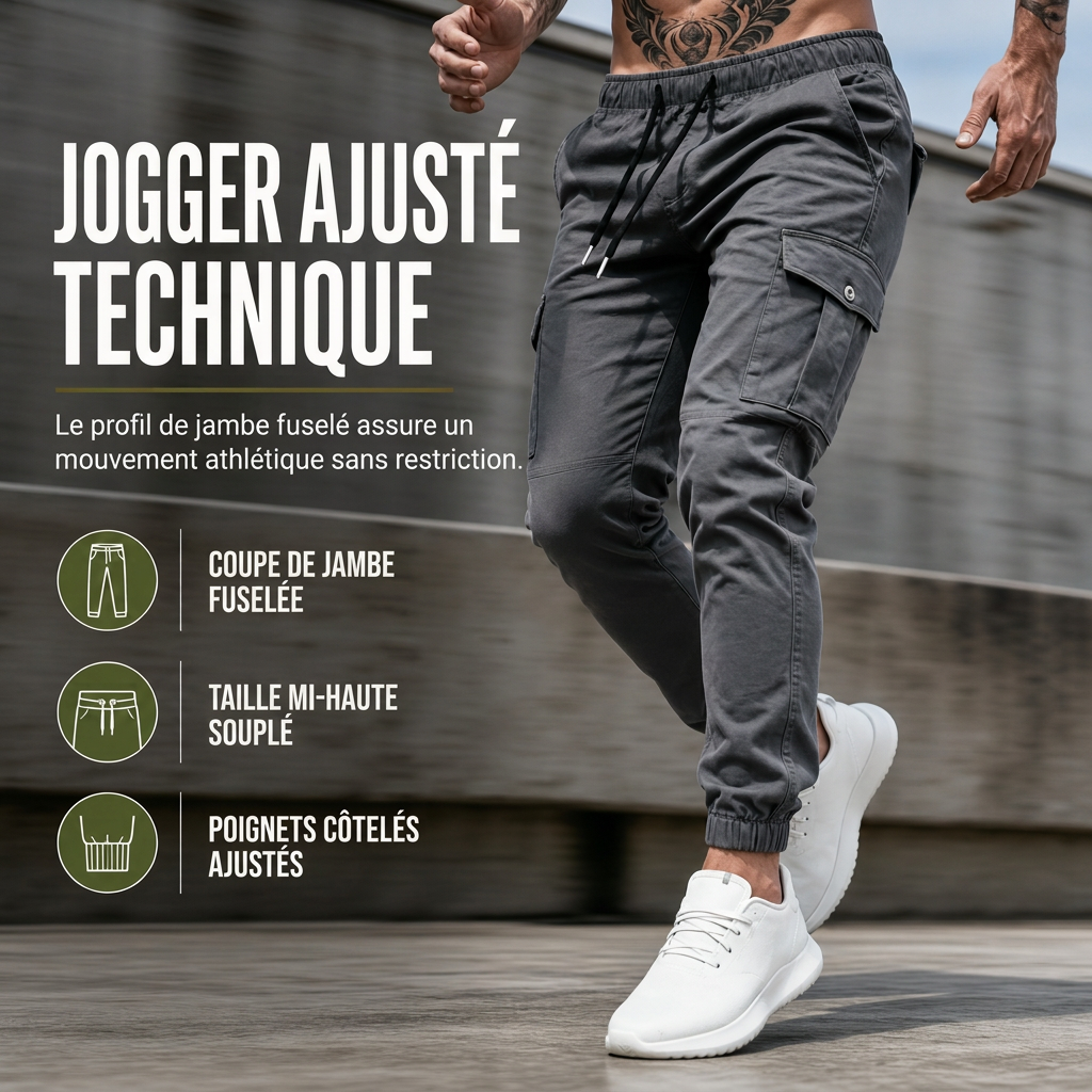 Pantalons cargo décontractés légers, joggings de randonnée en extérieur pour les sports d'automne et d'hiver, la course à pied et l'entraînement