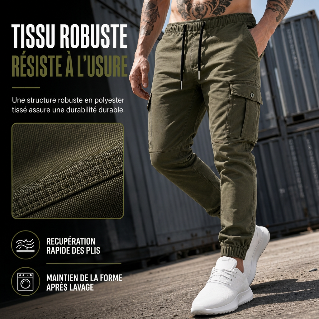 Pantalons cargo décontractés légers, joggings de randonnée en extérieur pour les sports d'automne et d'hiver, la course à pied et l'entraînement
