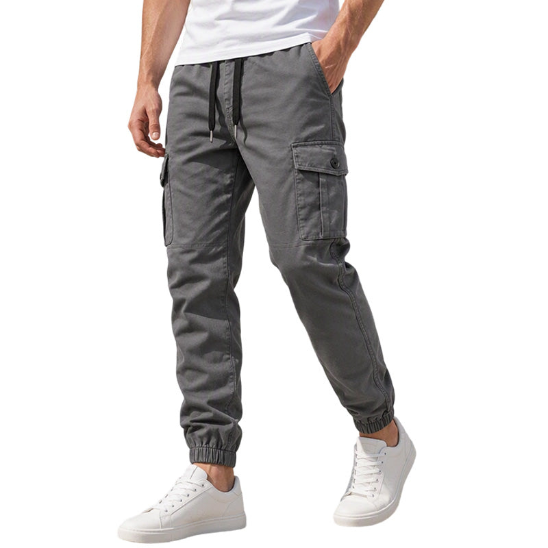 Pantalons cargo décontractés légers, joggings de randonnée en extérieur pour les sports d'automne et d'hiver, la course à pied et l'entraînement