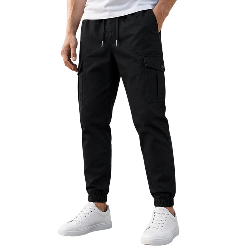 Pantalons cargo décontractés légers, joggings de randonnée en extérieur pour les sports d'automne et d'hiver, la course à pied et l'entraînement