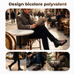 Bottes cheville homme bicolores à fermeture éclair