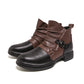 Bottes cheville homme bicolores à fermeture éclair