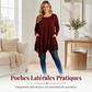 Tunique bohème en dentelle pour femme