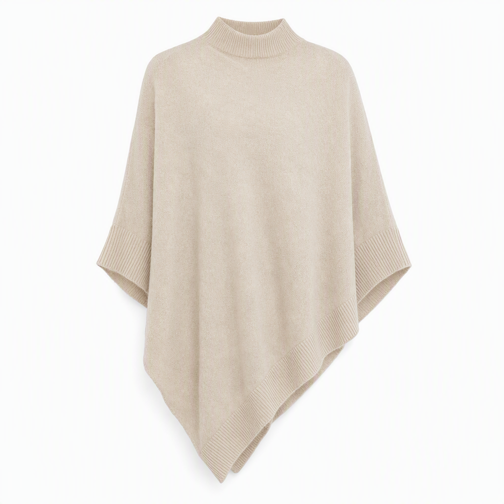 Châle en tricot ample élégant uni pour femme