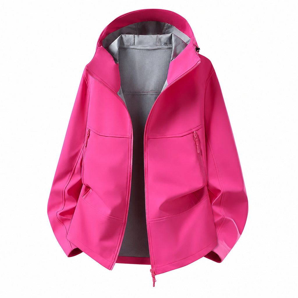 Veste softshell à capuche unisexe pour l'extérieur