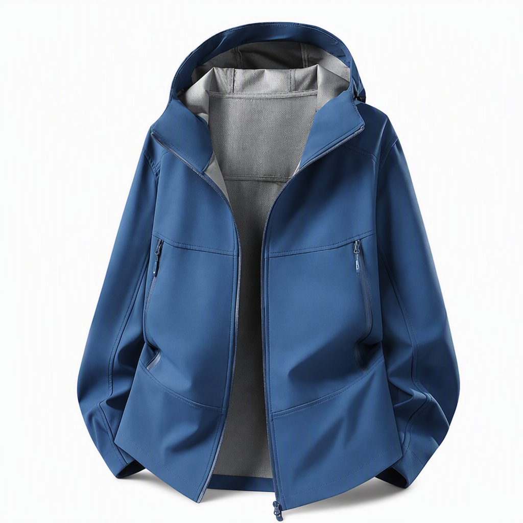 Veste softshell à capuche unisexe pour l'extérieur