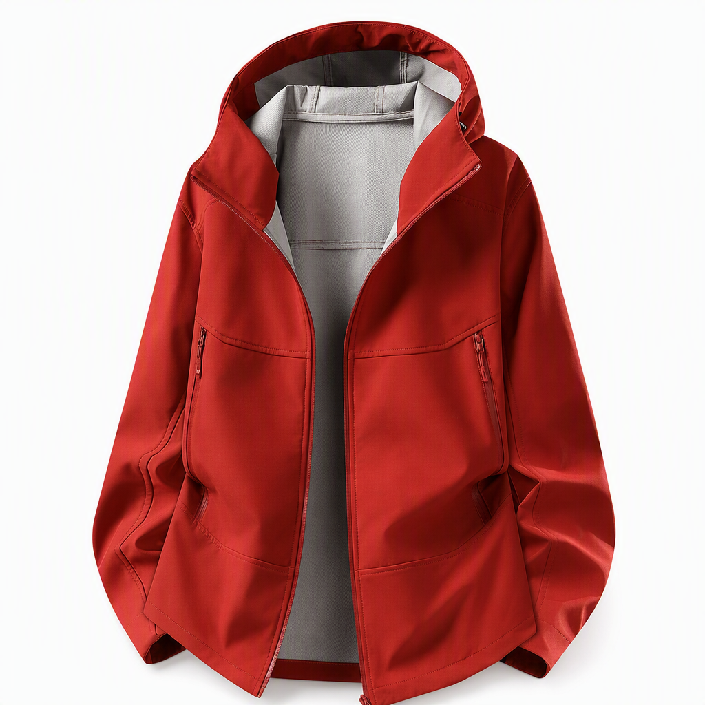 Veste softshell à capuche unisexe pour l'extérieur