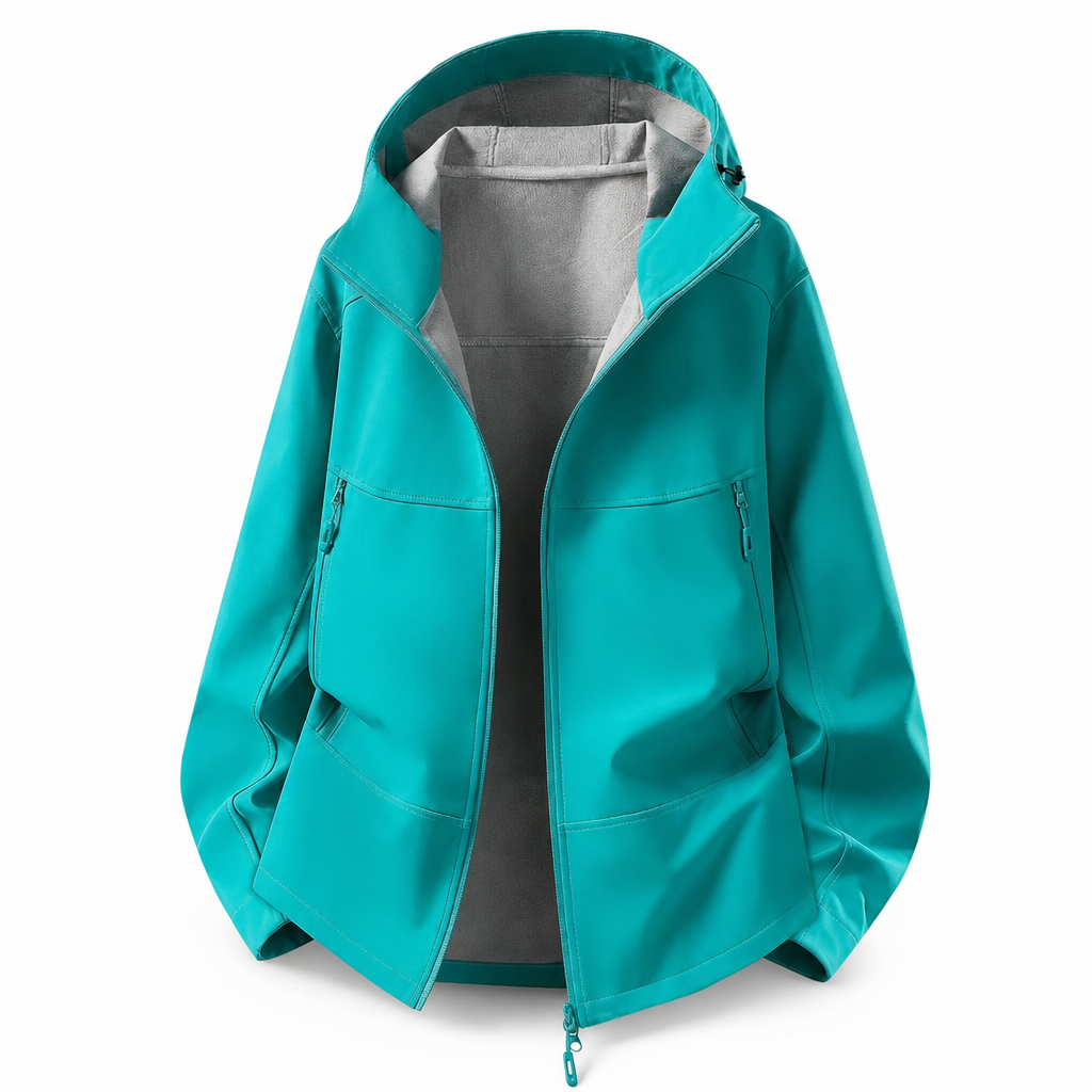 Veste softshell à capuche unisexe pour l'extérieur