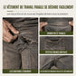 Salopettes en jean de coton épais pour homme, coupe décontractée, jambes droites, avec multiples poches utilitaires
