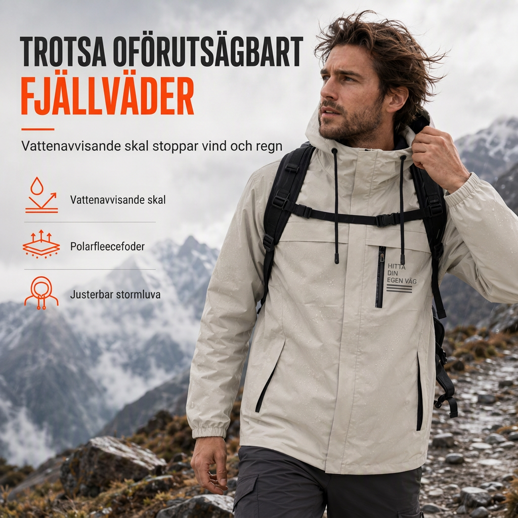 🌧️ Protection contre les intempéries, polyvalente pour le quotidien | Veste coupe-vent à capuche amovible pour homme