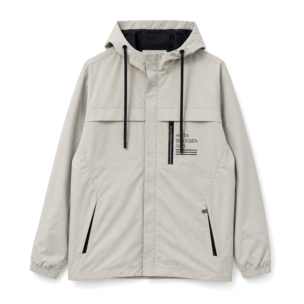 🌧️ Protection contre les intempéries, polyvalente pour le quotidien | Veste coupe-vent à capuche amovible pour homme