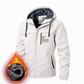 🌧️ Protection contre les intempéries, polyvalente pour le quotidien | Veste coupe-vent à capuche amovible pour homme