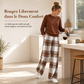 Ensemble sweat à col rond décontracté doux pour femme et pantalon à jambes larges