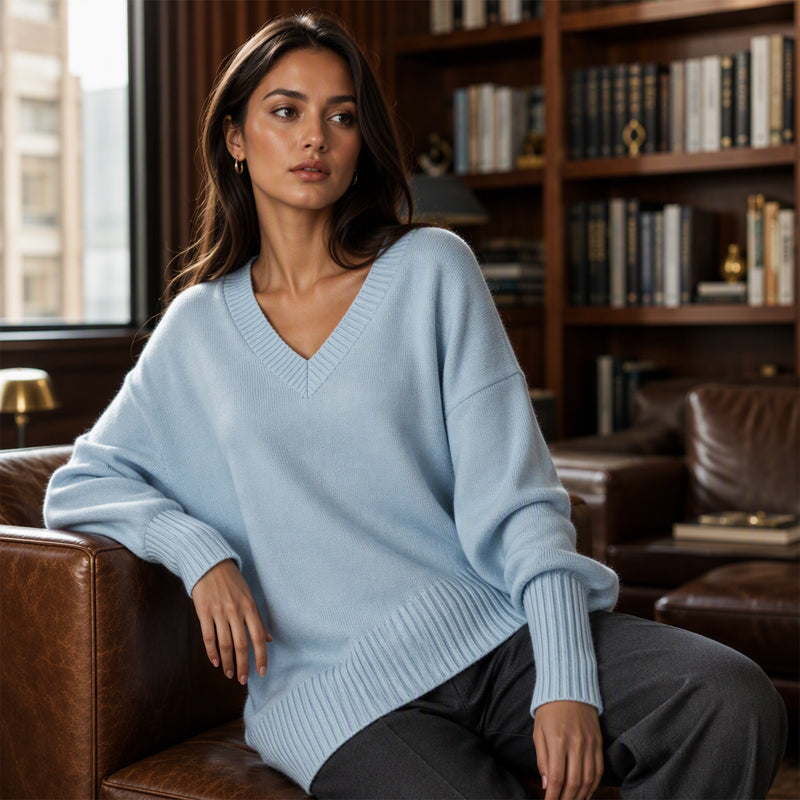 Pull en maille mi-long pour femme