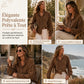 Blouse vintage en velours côtelé pour femme avec col à volants et manches longues bouffantes